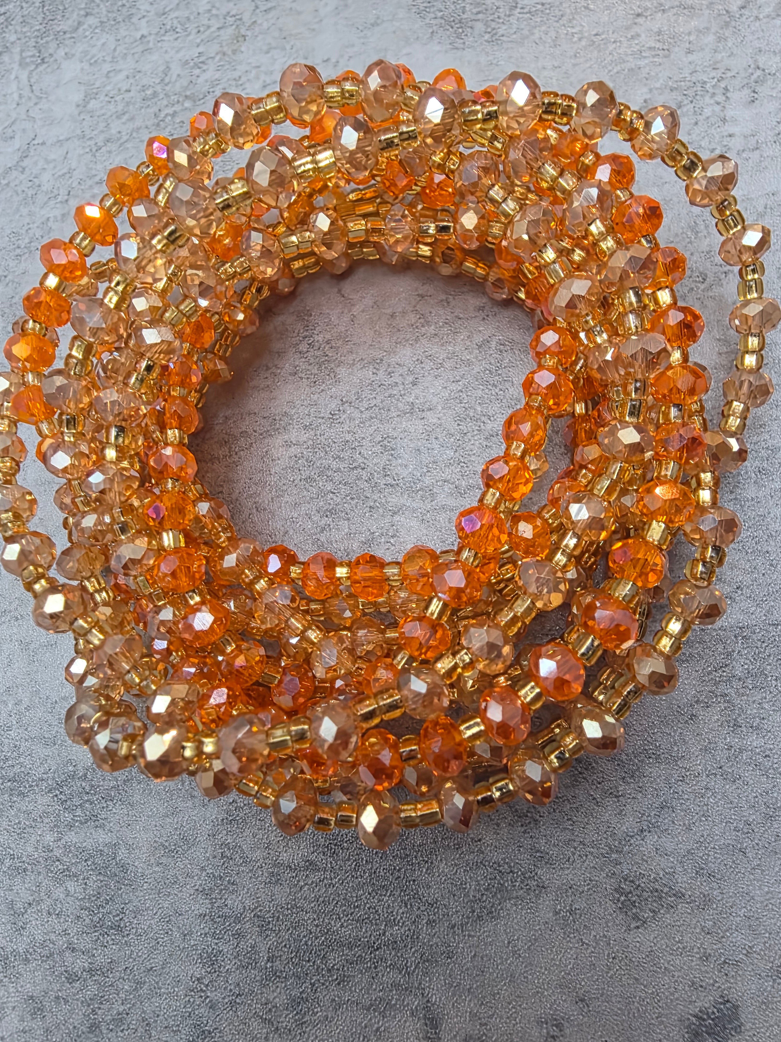 Amber Allure Waist Beads