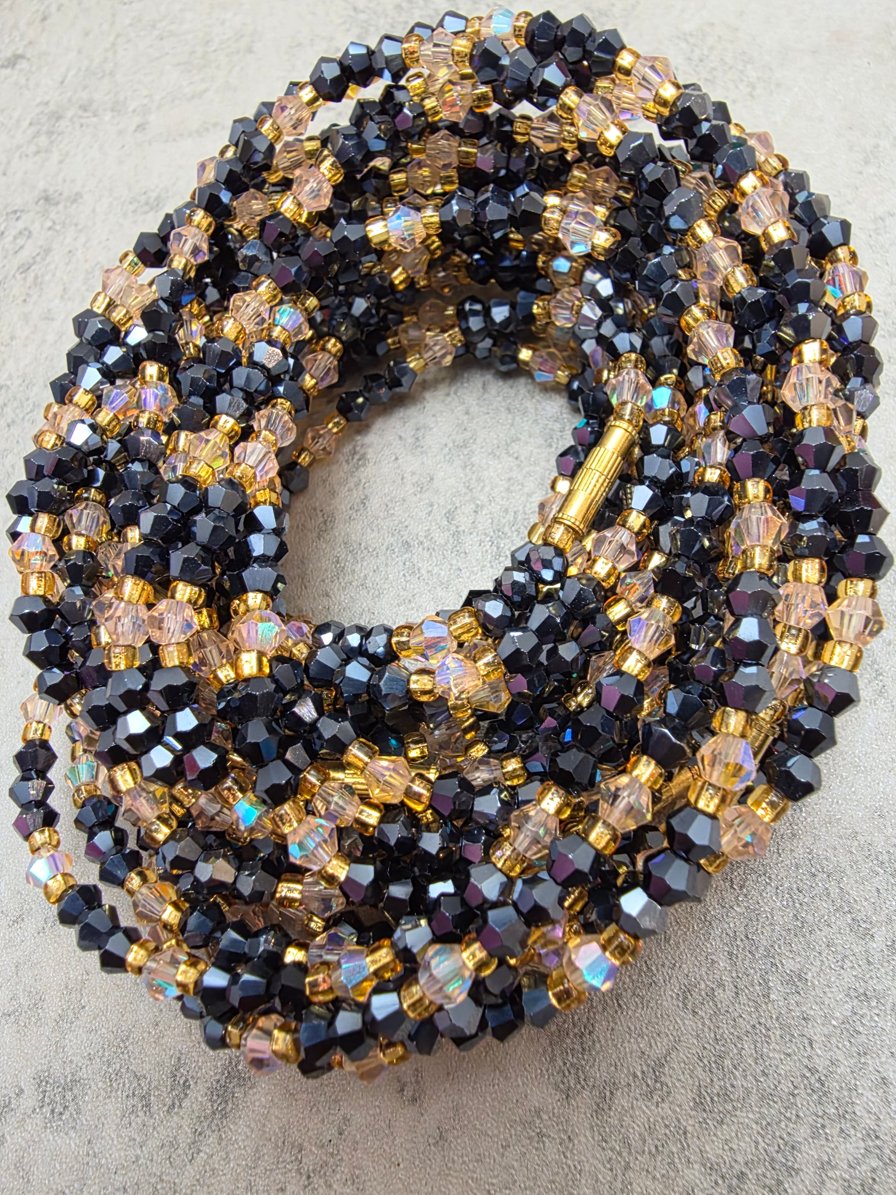 Black Opulence Waist Beads
