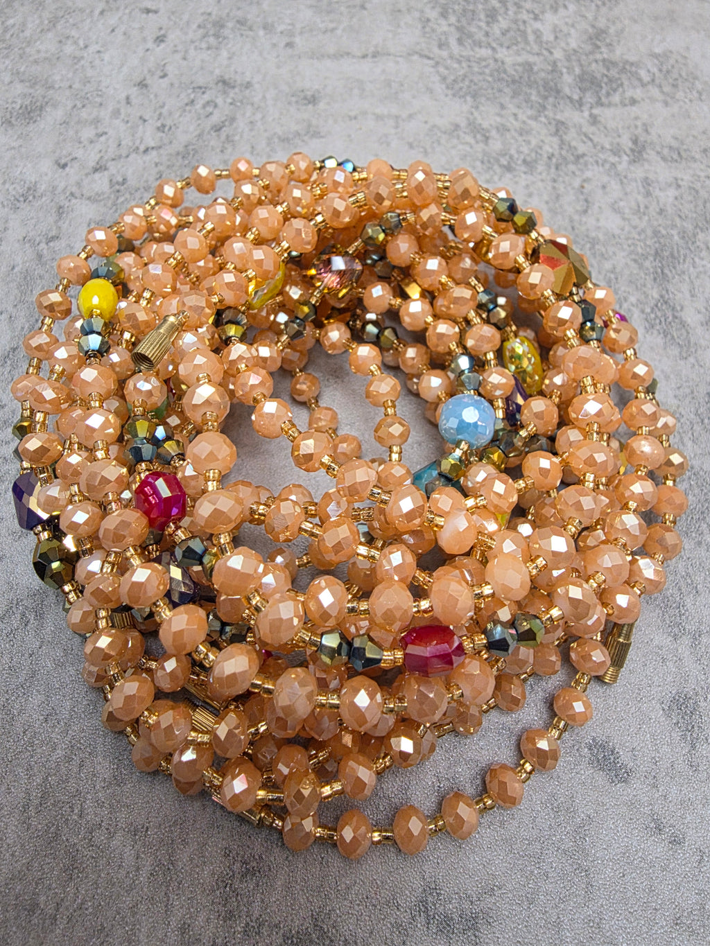 Blush Queen Clasp Waist Beads