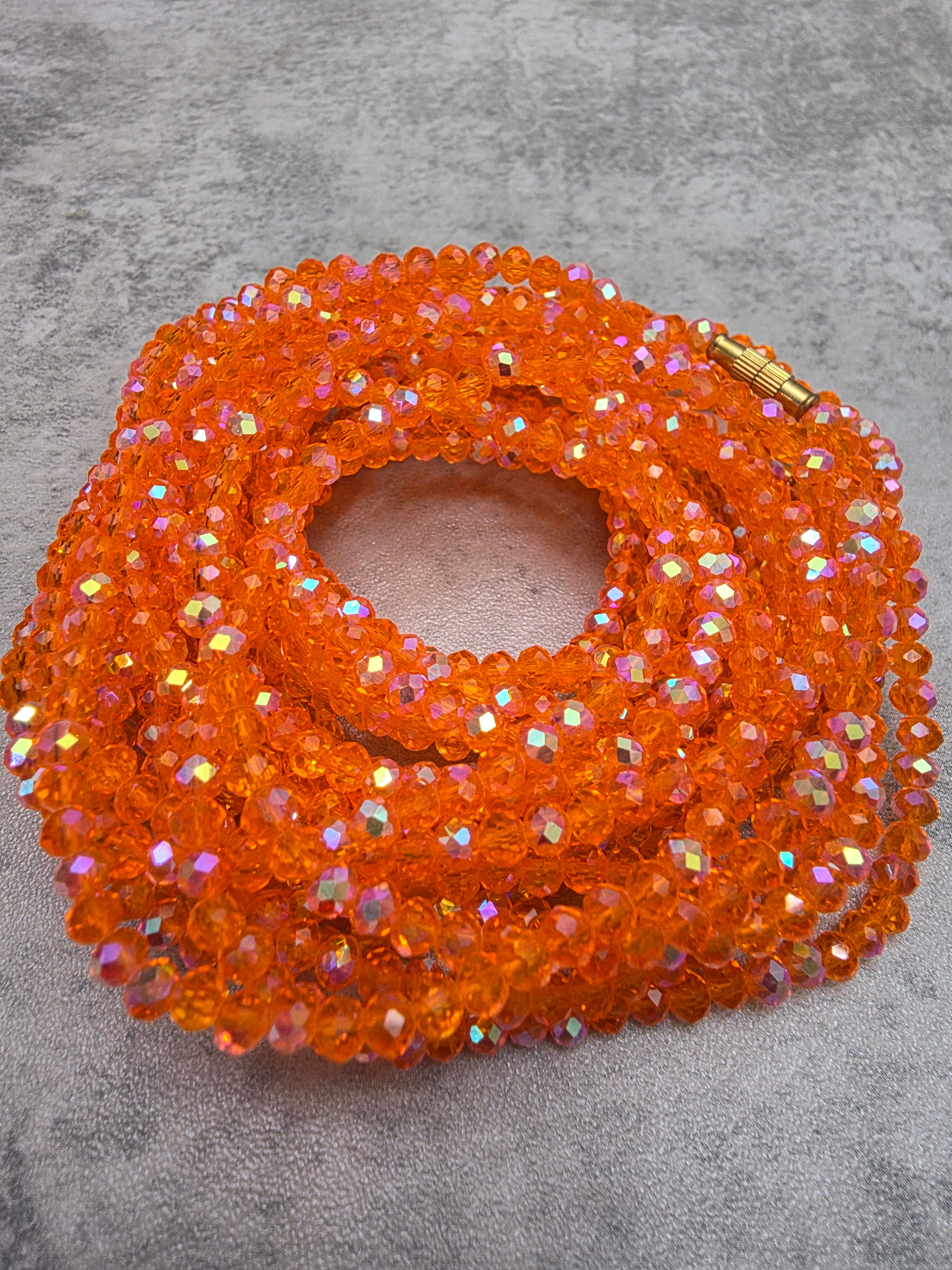 Burnt Orange Waist Beads