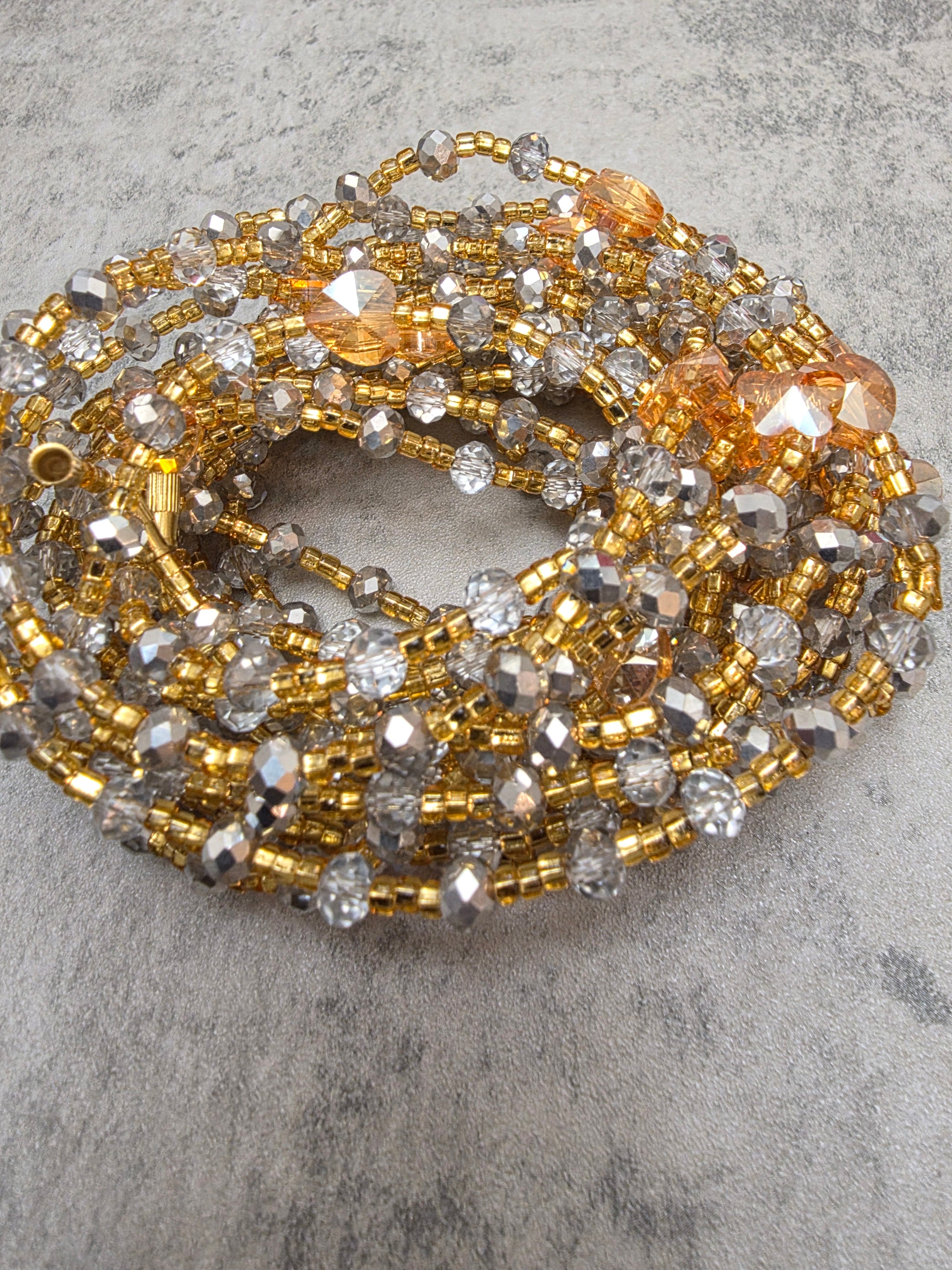 Clear Intent Clasp Waist Beads