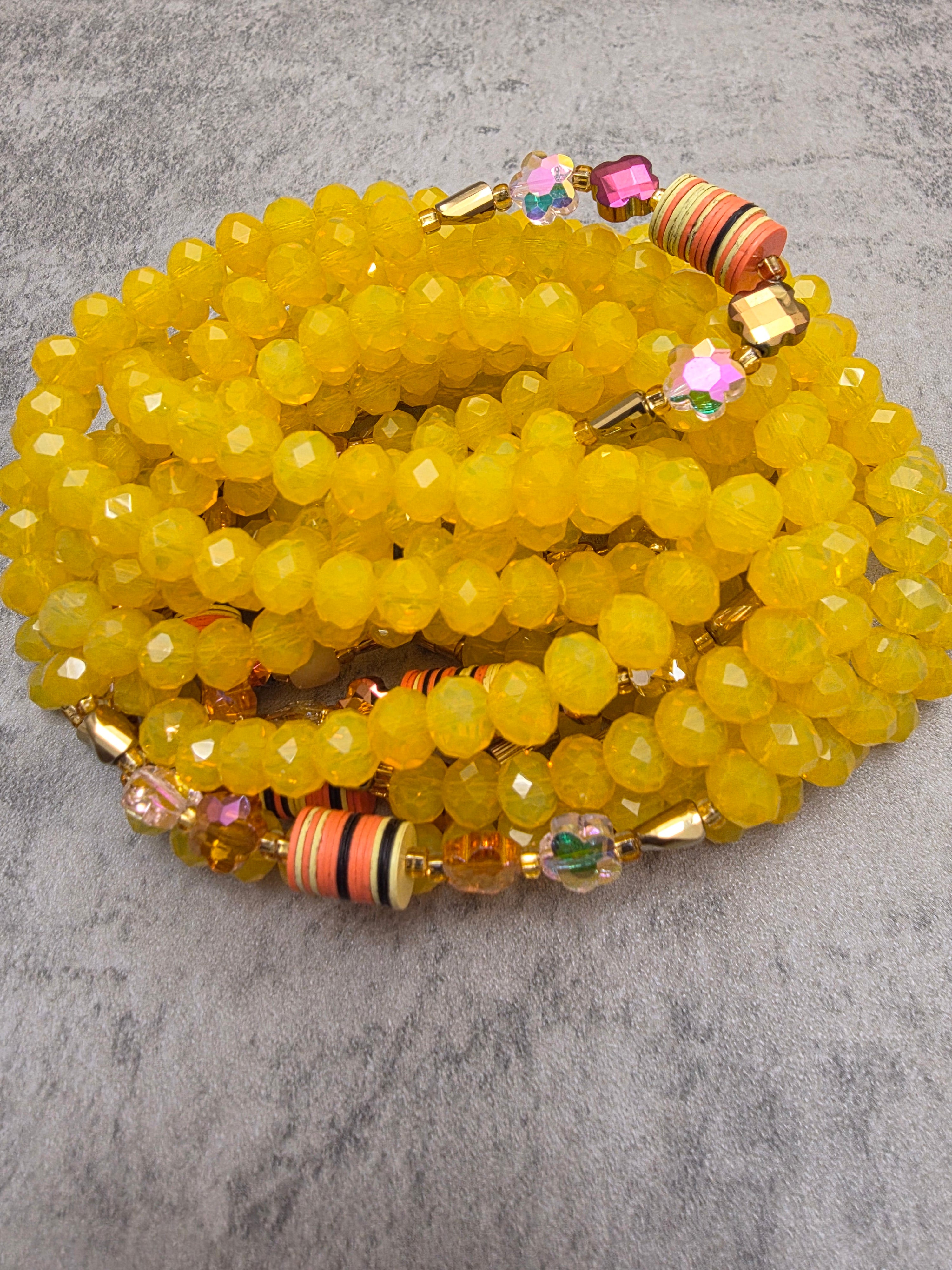Golden Sun Clasp Waist Beads