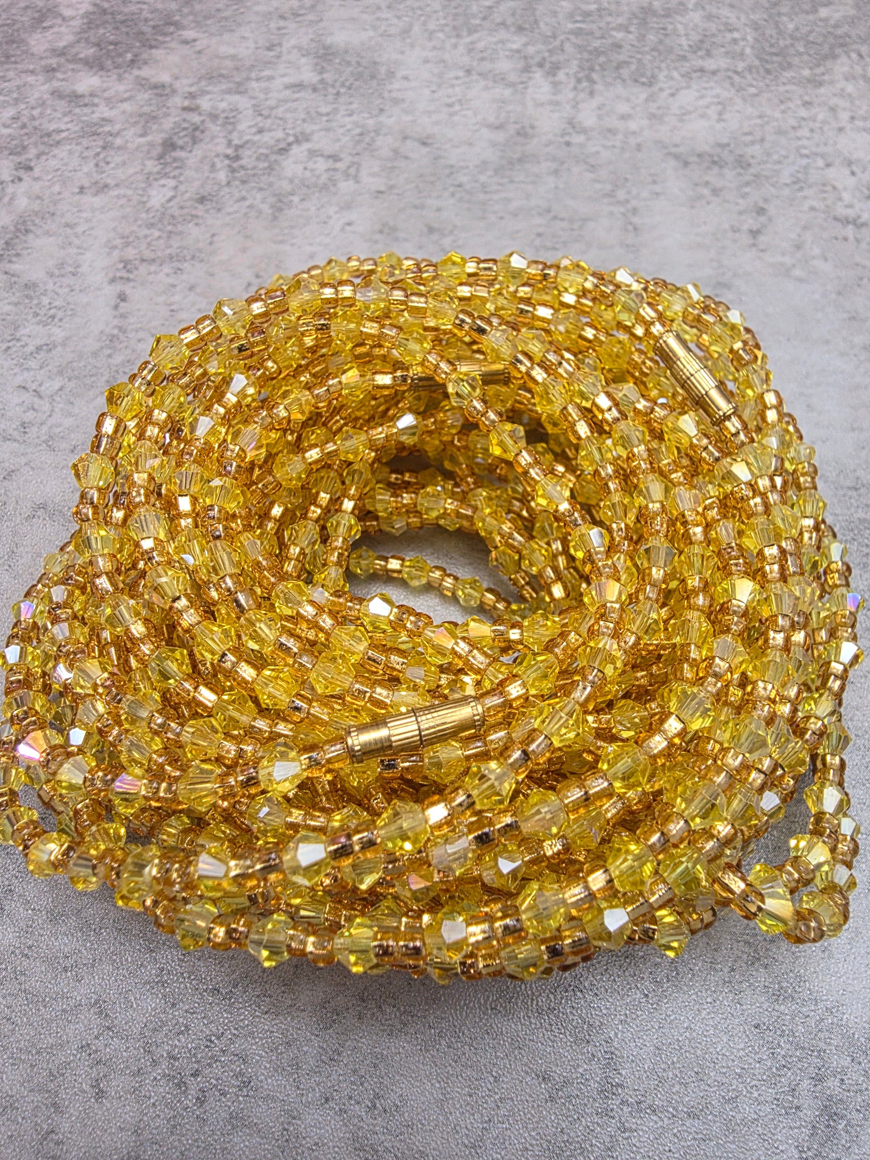 Golden Yellow Waist Beads