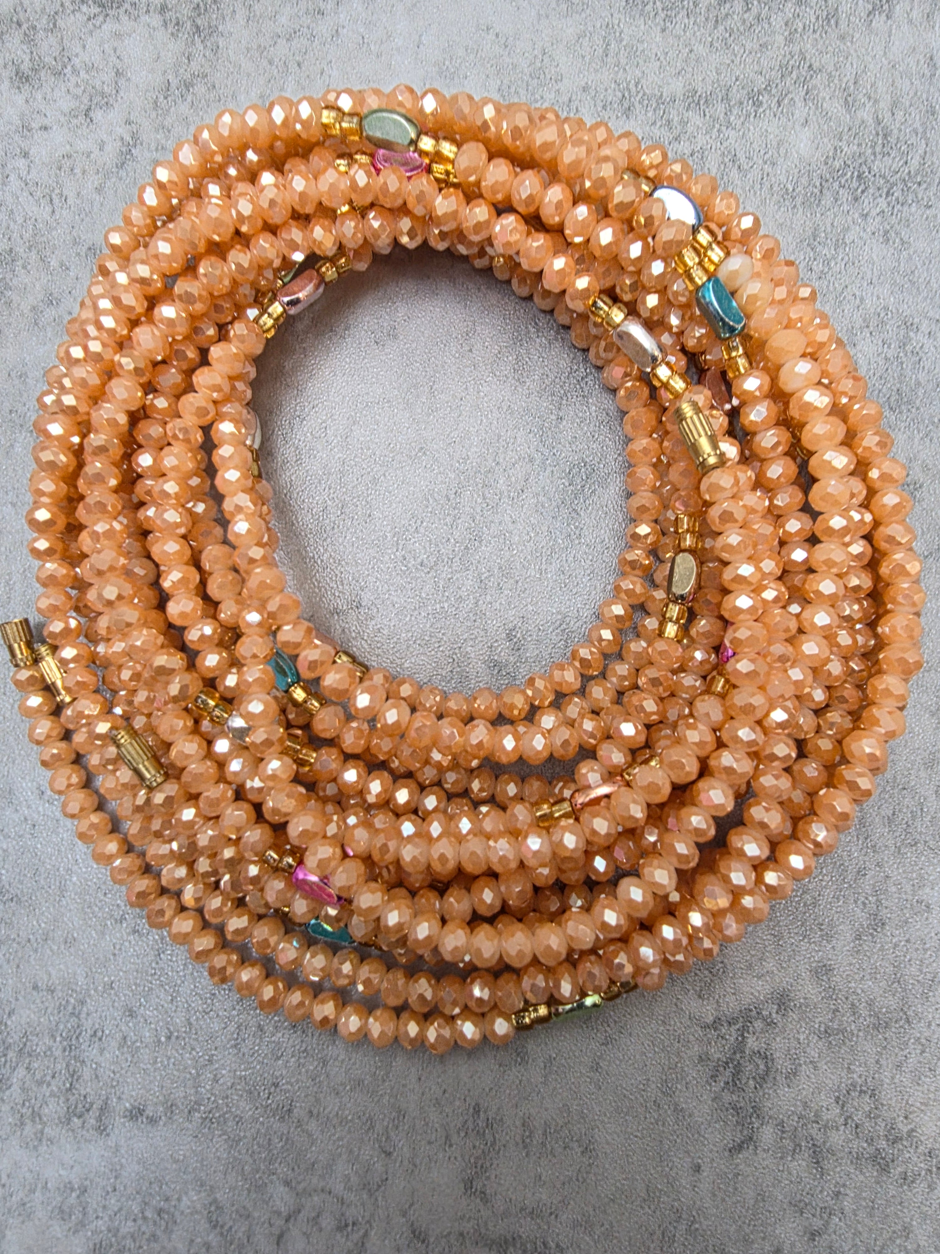 Mocha Brown Waist Beads