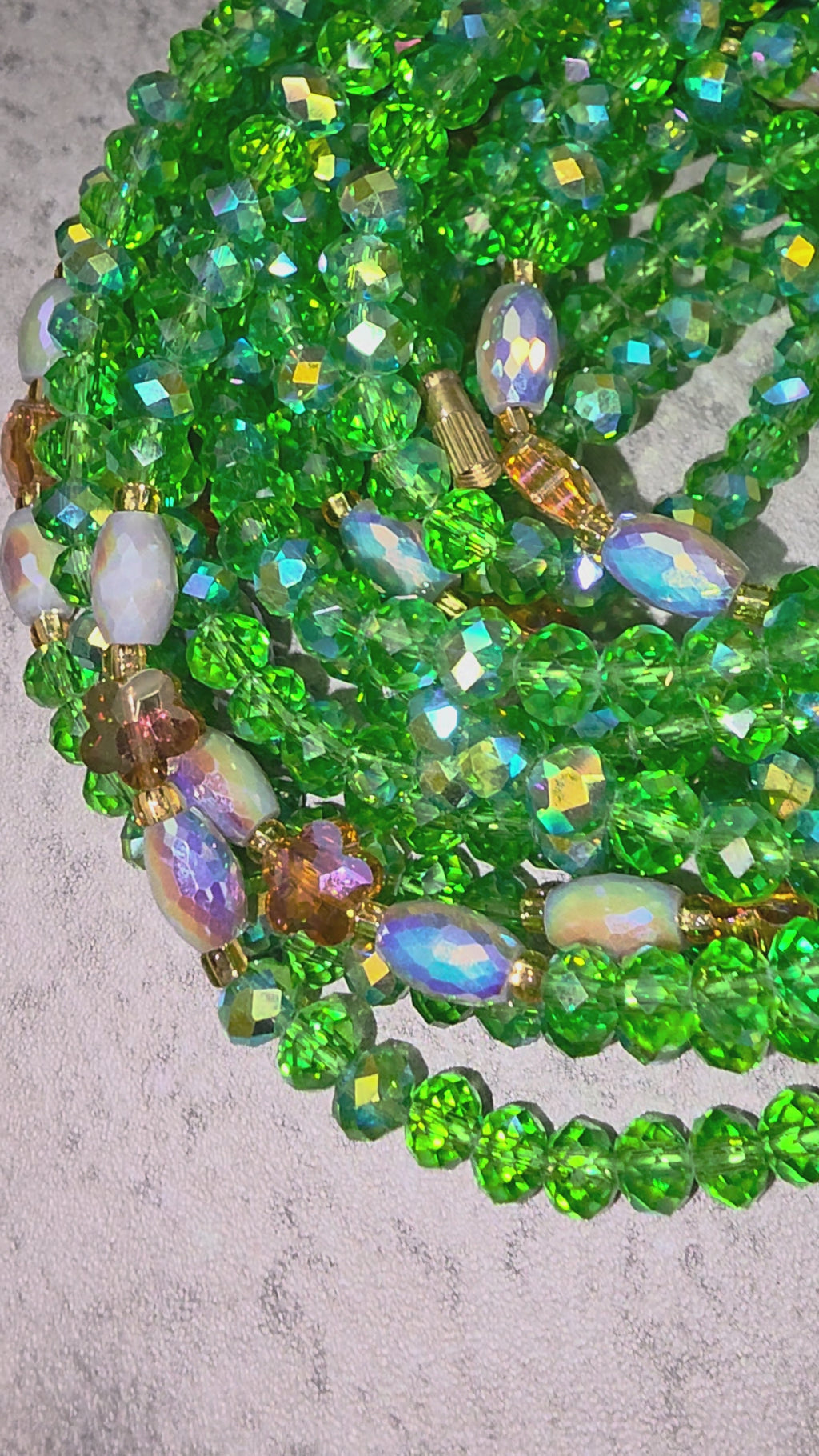 Green Light Clasp Waist Beads