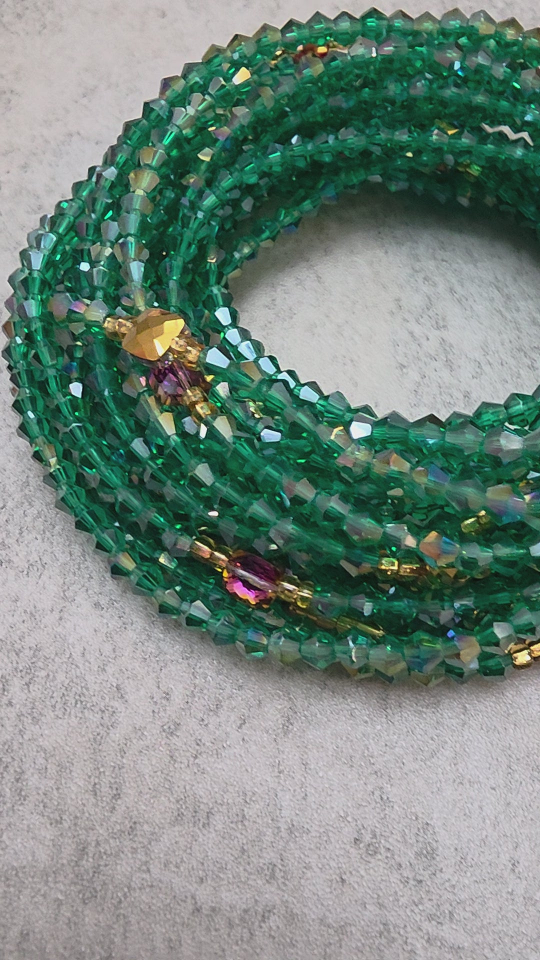 Lush Green Clasp Waist Beads