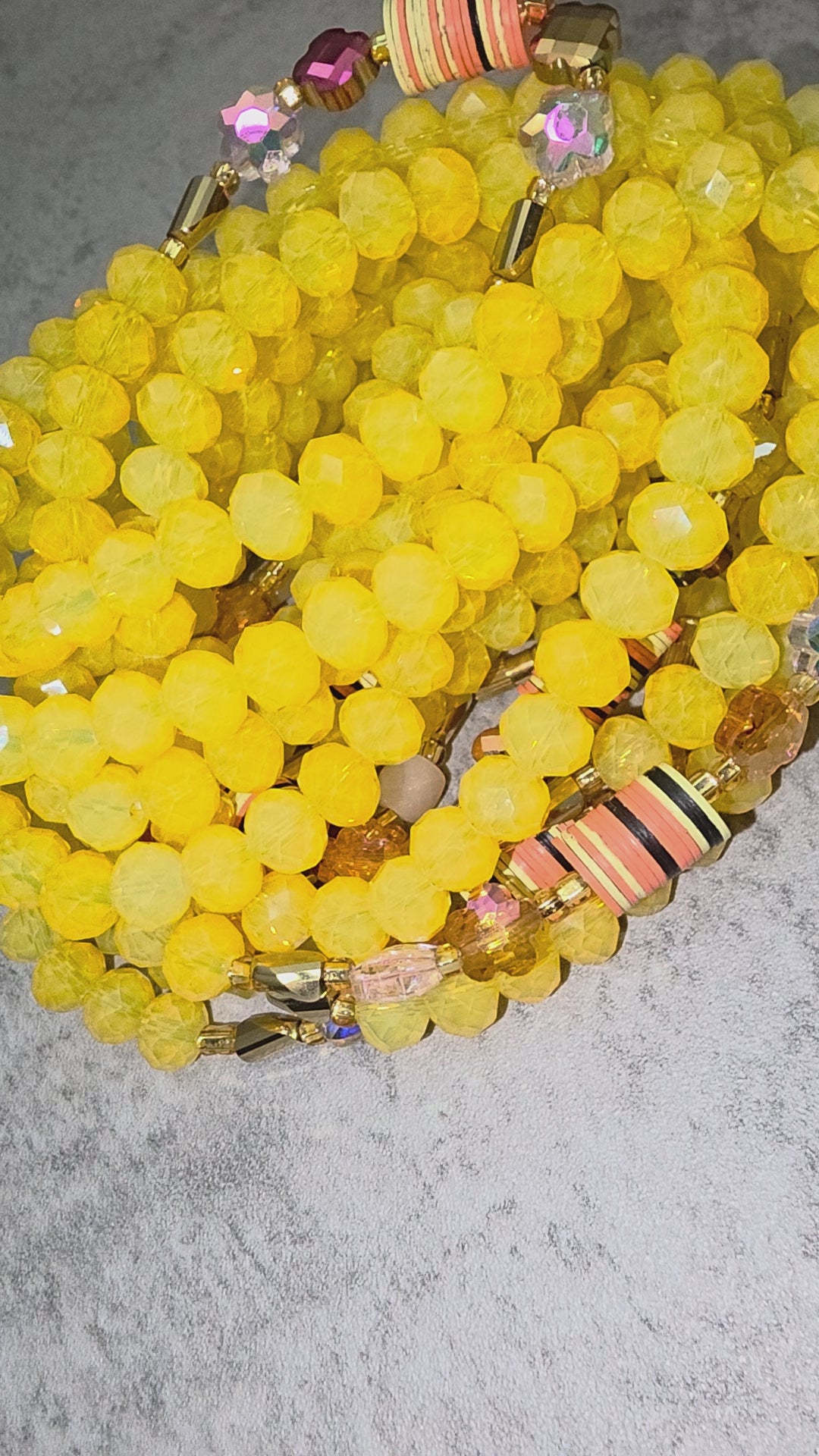 Golden Sun Clasp Waist Beads