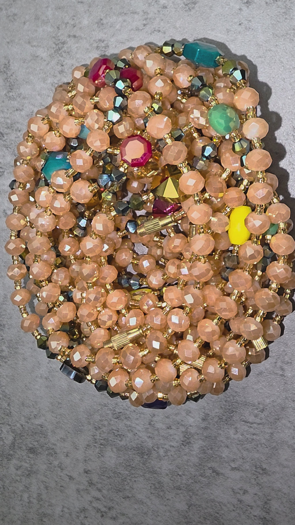 Blush Queen Clasp Waist Beads