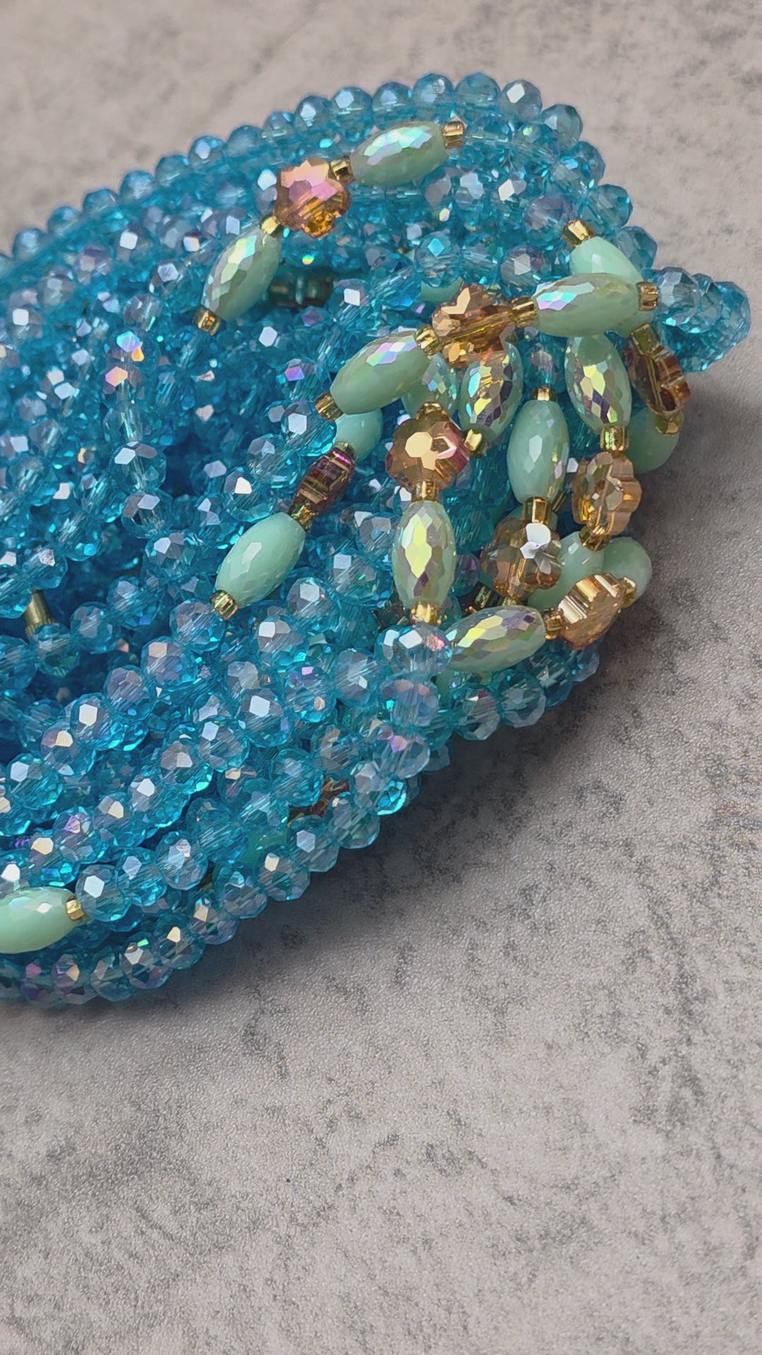 Clear Waters Clasp Waist Beads