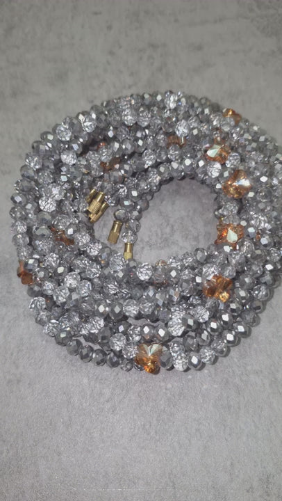 Silver Halo Clasp Waist Beads